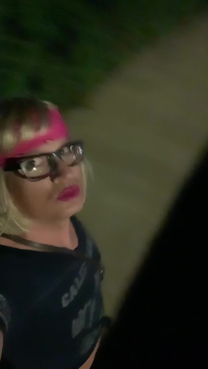 CindieLove: Public Sissy Slut Compilation CD Dildo Assfuck Outside in Panties