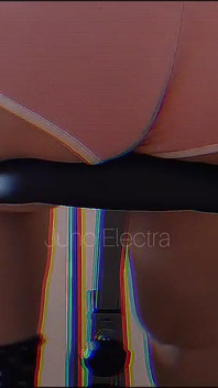 Fat Ass in Shorts on Bike