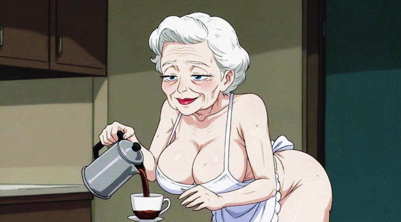 AI Porn: Ai Matures in Kitchens with Big Tits