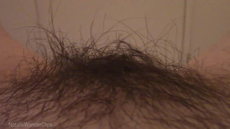 Natalie Wonder: Extreme close-ups of my extremely hairy pussy + masturbation &amp; orgasm