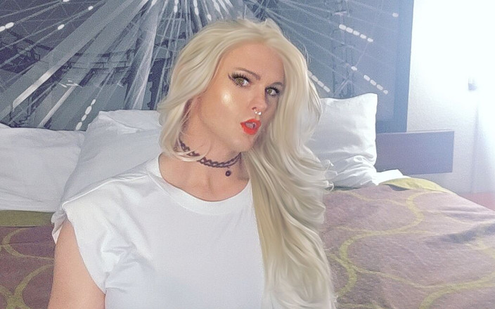 Darkfetish2k: Sexy trans con abito fetish con punto di vista che...