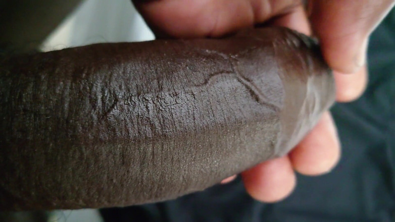 Jamdown26: Solo masturbation, jerking off, cum close up in black panty,...
