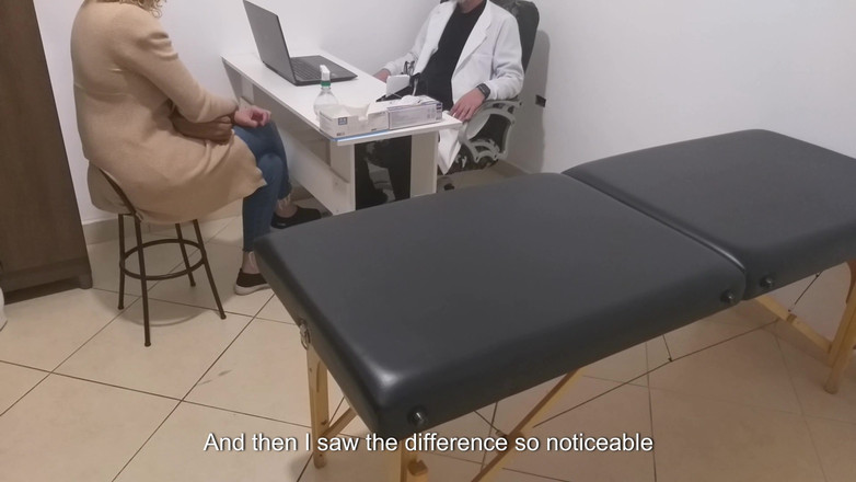 Gabi SweetCouplesStories: 真正的泌尿科医生进行检查并用他的在她的菊花里治愈她