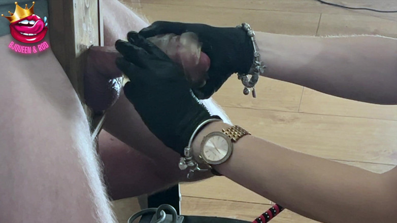 Mistress_BJQueen: Zamknij Femdom Krawędzie kutas do zrujnowanego orgazmu w szkle