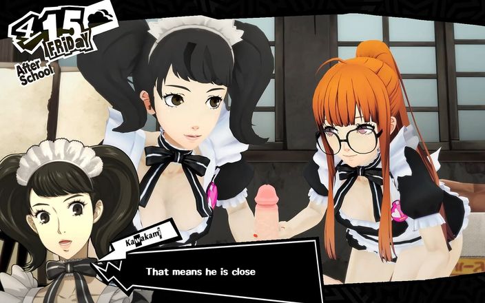 Valwinz: Futaba kawakami подвійна дрочка руками - persona 5
