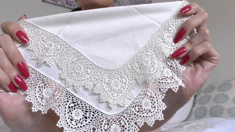Lady Victoria Valente: We Smell White Antique Cloth Handkerchiefs - Lady Victoria Valente
