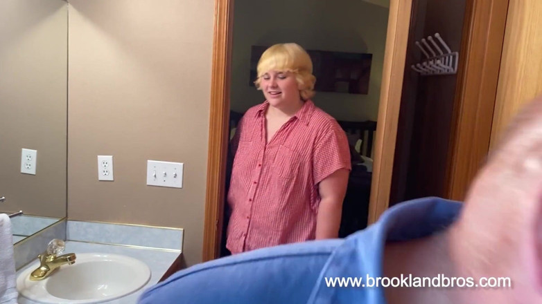 Brookland Brothers: Horny BBW teen does some cox work on a old...
