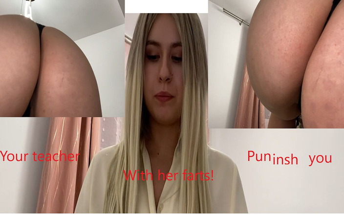 NipsAndStrips: Nipsandstrips教師がいたずらな生徒をオナラで罰する