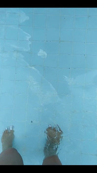 White Nails + Pool = Video for You Lol
