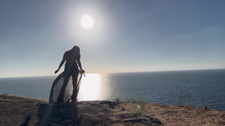 Artemisia Love: Italian Big Tits Artemisia Love Hiking Outdoor Sexy Clothes Big...
