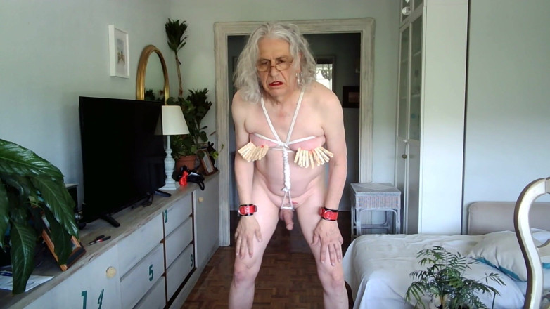 Carlatx: Bondage of Tits and Balls and Nipples with Clamps