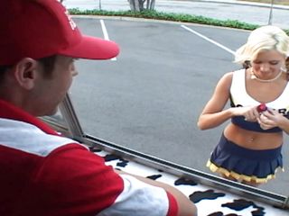 TeenXXX Stories: Sweet blonde teen fucked and facialized hard in the truck