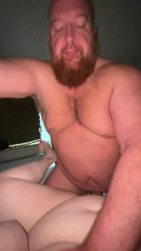 POV Part 2: After 5 Fingers, Big Bear Gives Piggy Rose His Fat Cock