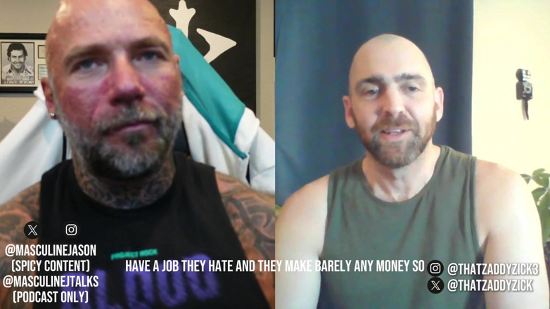 Raw and Uncensored with Masculine Jason: Porn Star Confessions - Zaddy Zick (episode 179)