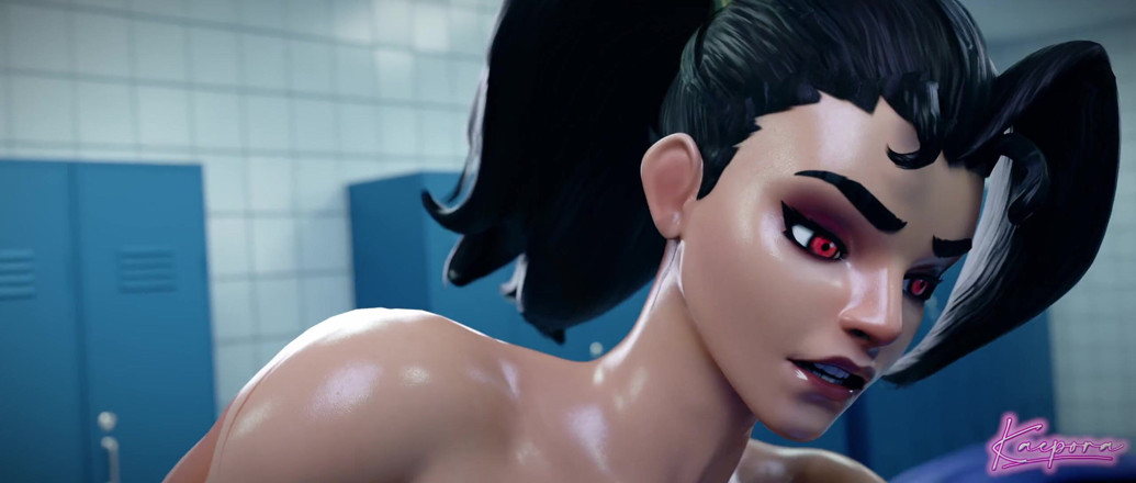 Kaepora NSFW: Ruang ganti talon (animasi porno overwatch)