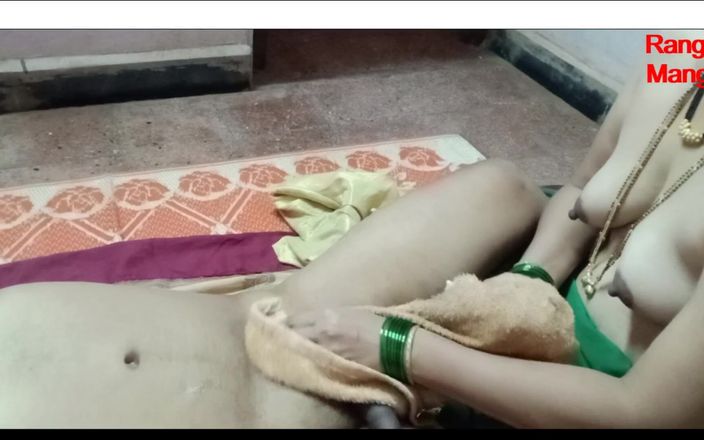 Rangeeli_Mangala: Mumbai marathi bhabhi gibt ihrer nachbarin handjob und rasierservice teil 1