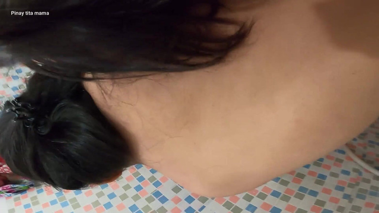Pinay Tita Mama: Filipina Stepaunt follada por una gran polla