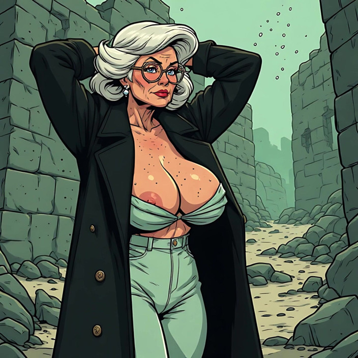 AI Porn: Comic Style Tits Out Art