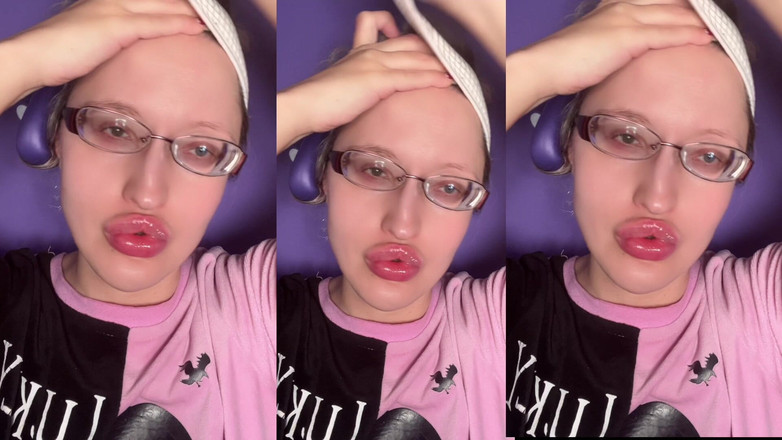 FinDom Goaldigger: Memompa Transformasi Bimbo Sumbat untuk Klip Obsesi Bibir oleh Findom...