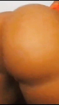Big Black Ass in Panties Ass Clapping and Spreading Cheeks