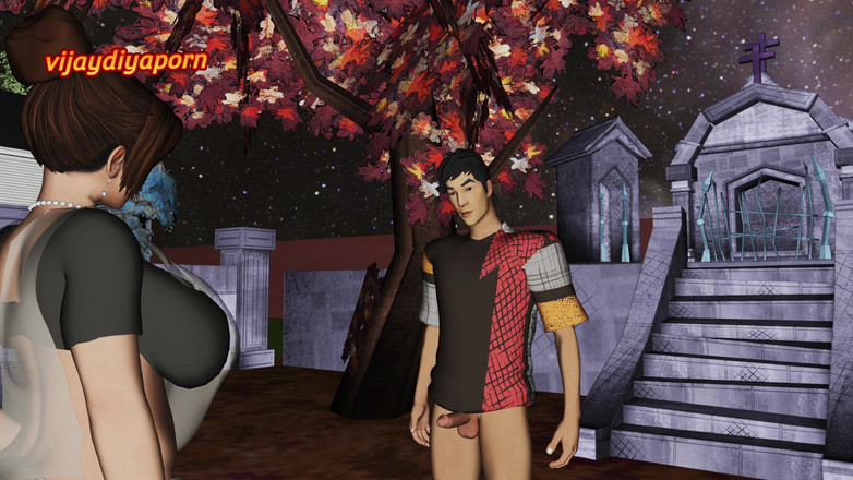 Vijay diya porn: 在墓地德西做爱