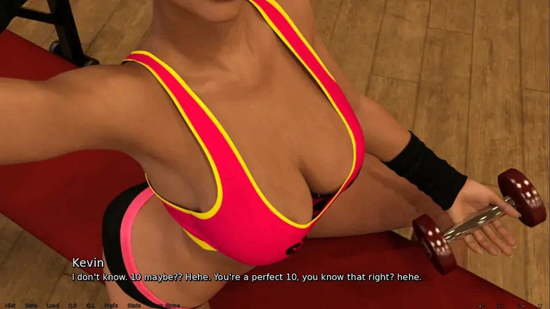 Dirty GamesXxX: Unde este inima: un tip și o fată sexy obraznică în sala...