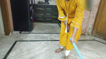 Hornycouple149: Hot Maid Wear Suit in Front of Her Malik and...