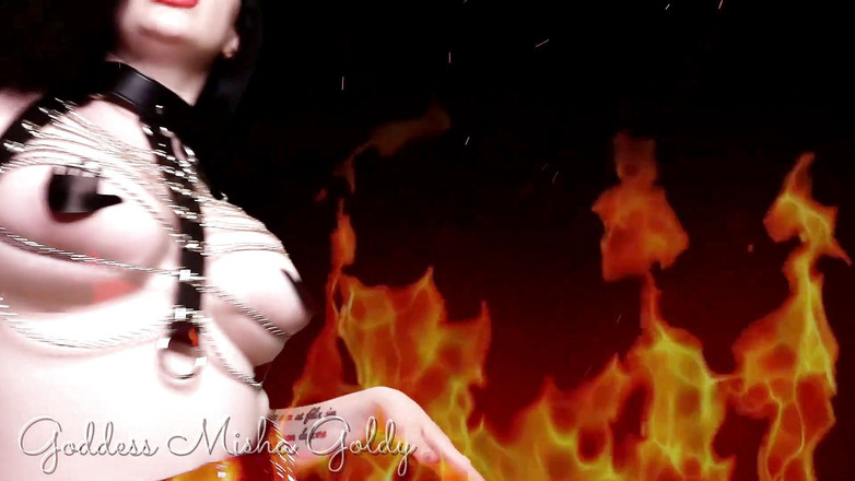 Goddess Misha Goldy: Sukkubus wird dich ablassen und wird jeden tropfen deiner männlichkeits-Energie...