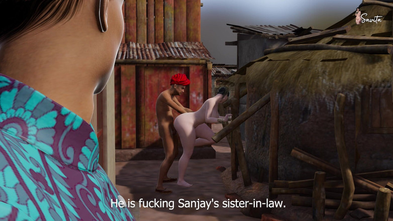 Your Savita bhabhi: Тесть відвів свою невістку-дезі Меду в село і відтрахав її.