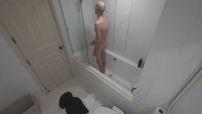 Big dick dadddy: Secret Shower Cam Caught Me Touching Myself