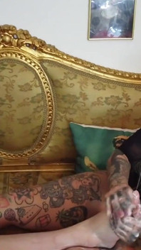 Foot massage for tattooed women 3