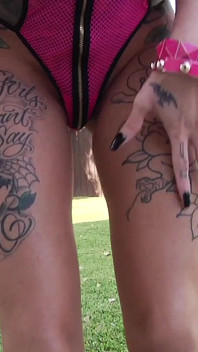 Tattooed Lily Lane Nailed by Chris Strokes