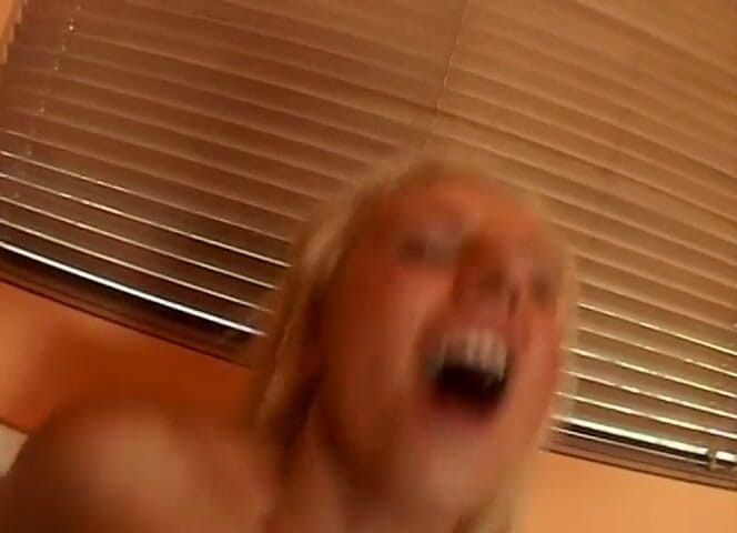 Happy Ending: Curious blonde teen gets pounded and jizzed in mouth