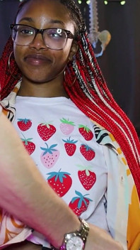 Face Fuck Casting, Black MILF Throat Put to the Test