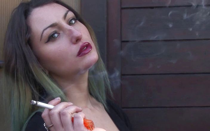 Super Heroines in Distress!: Nicole cigarette addiction!