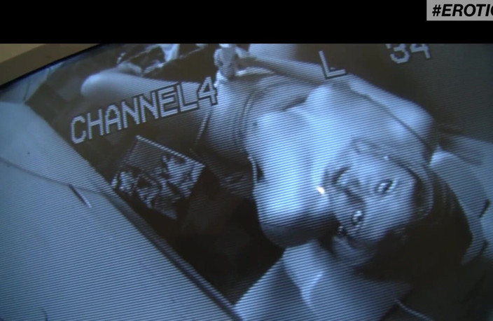 Erotic Planet X: Pretty babe gets naked and does good blowjob with huge...