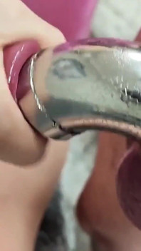 The Swollen, Armored Cock Pulsates and Tries to Cum