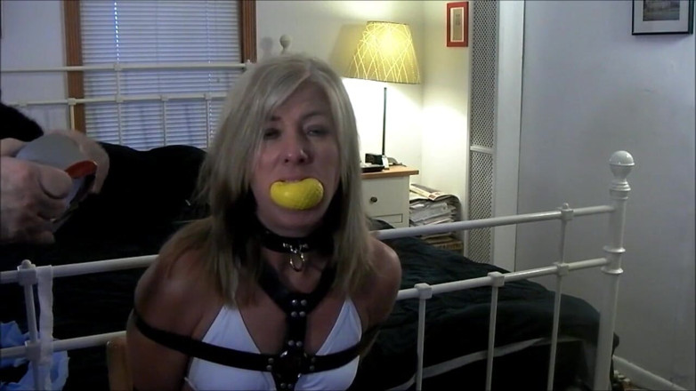 Selfgags classic: Stepmom was strapped profit and gagged over and over again!