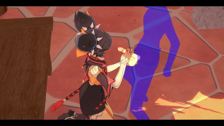HentaiTubes: Genshin Impact Hentai - Xinyan sục cu và thổi kèn - Phim...