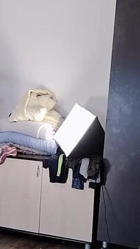 Amateur Wife Has Fun Trying on Clothes That She Cuts