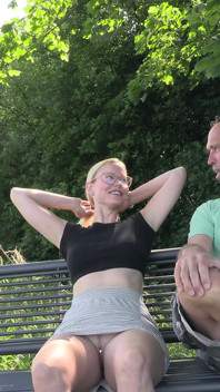 Stranger Fucked on the Park Bench