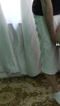 I Help My Aunty Inflate the Mattress While Touching Her Ass with My Cock