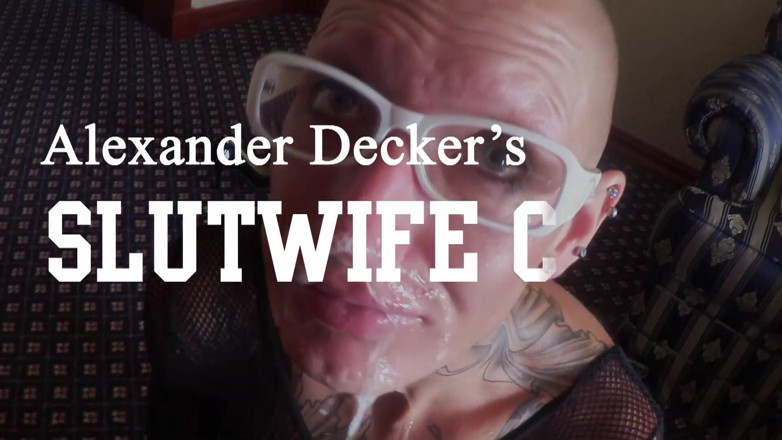 Slutwife Club: Cookies 'n' Cream - Redhead slut sucks dick and eats a cum...