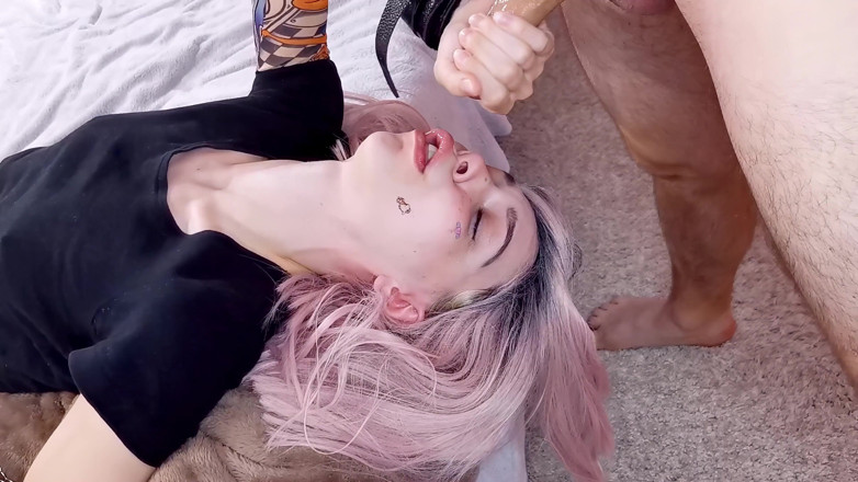 The Deep Passion: Please, Use My Throat as Pussy - Upside Down Throat Fuck