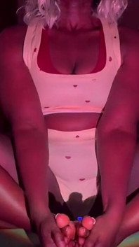 POV: Home Booty Workout Ends with Me Squirting All Over the Yoga Mat