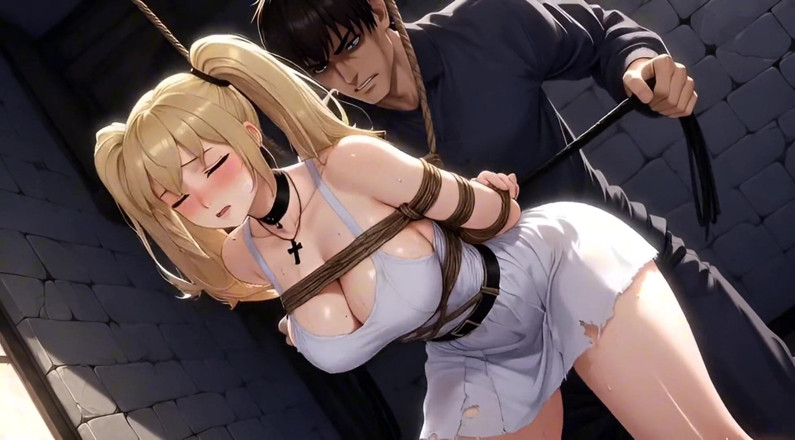 Stories&Anime: Compilation erotica legata bionda hentai schiava