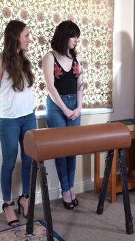 Fighting Girls Caned
