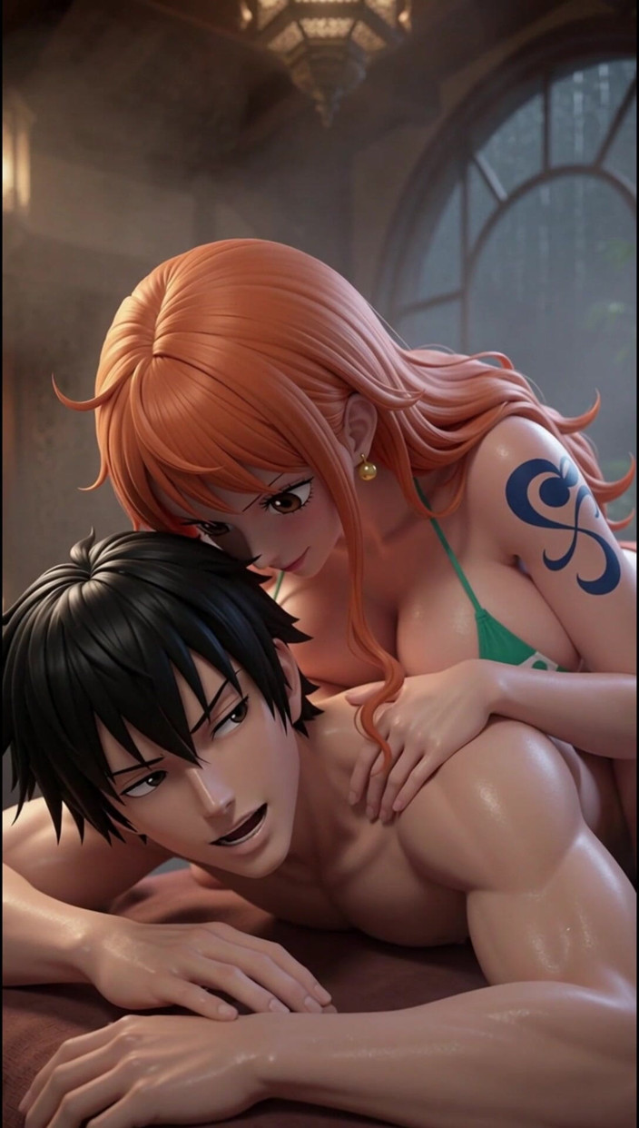 Sdanimacionescol: With Her Huge Tits and Voluptuous Ass, Nami Heats the...