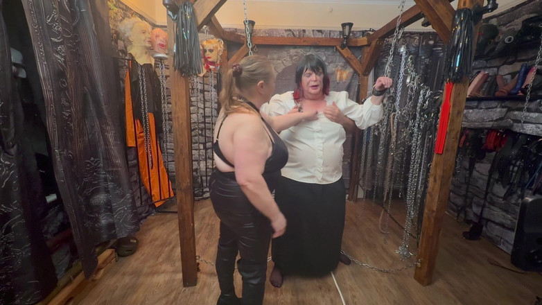 Aaexperinces trans: 1부: 라니스타 베어와 도미나 사타나, 던전에서 STEPHANIE_NICOLE TV