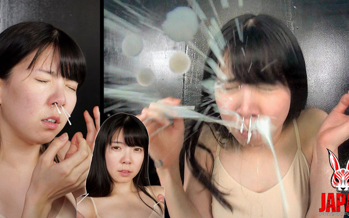 Japan Fetish Fusion: 면봉과 식염수로 만든 Shizuku Hanai 두꺼운 콧수염수 생산기
